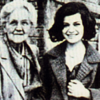 İdil Biret and her teacher Nadia Boulanger, Manchester, 1960′s.